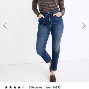 Madewell Tall Curvy Perfect Vintage Maplewood 27